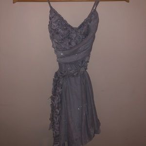 Gray Competition Dance Costume